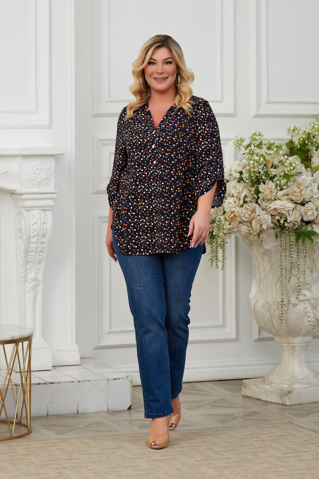 Джинсы 608-956 синий