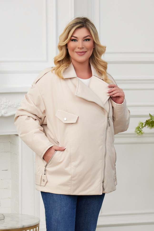 Куртка K-1680V молоко