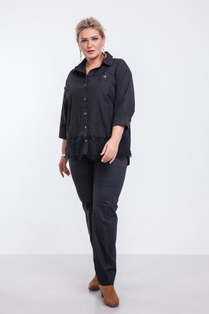 Блуза 484-33-02 черный